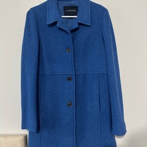 Lands' End Women's Classic Blue Pea Coat